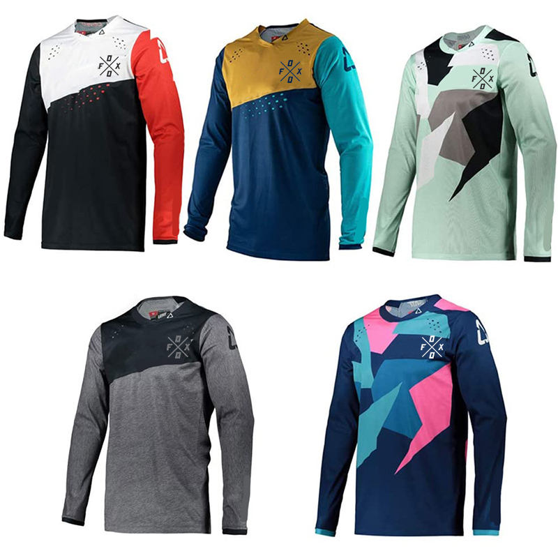Mountain Biking Long Sleeve Shirt - Men's Long Sleeve Motocross Cycling Jerseys