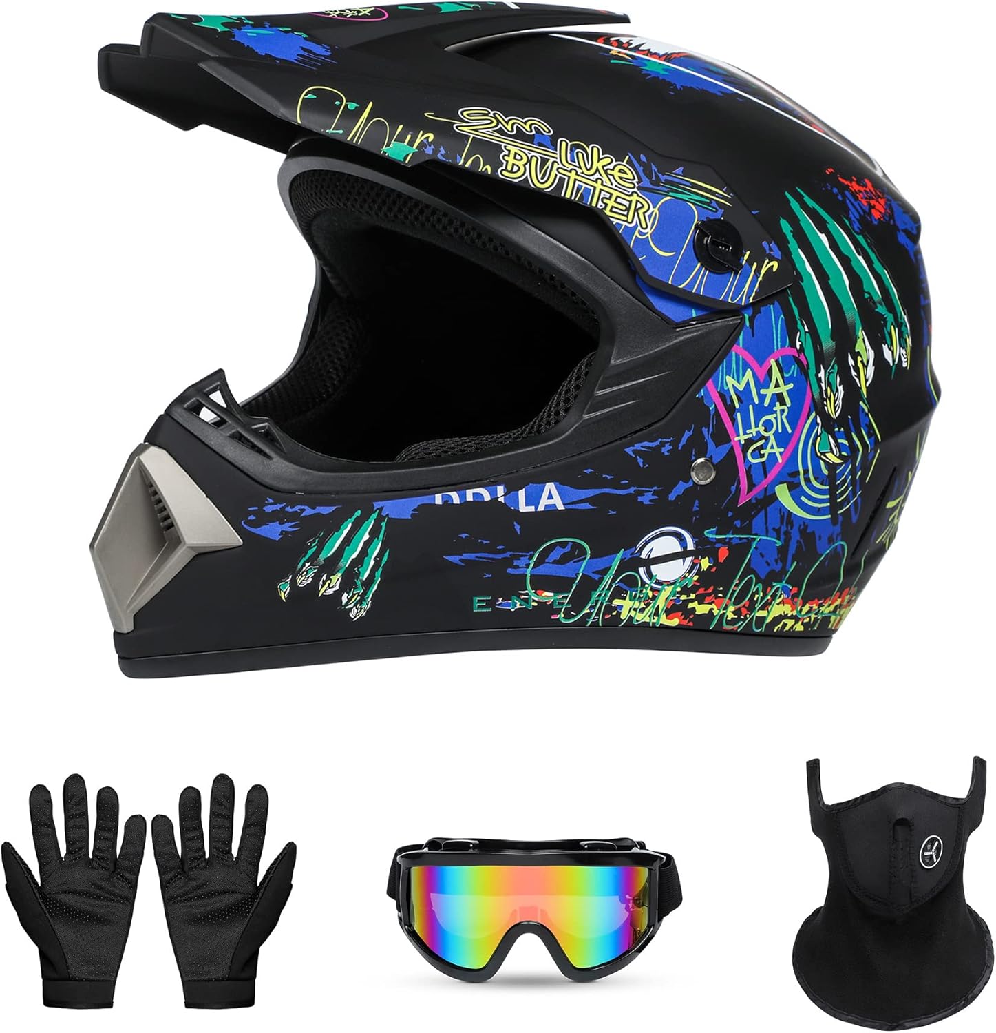 Youth Full-Face Helmet for BMX - огляд і ціна Mountain Biking Youth