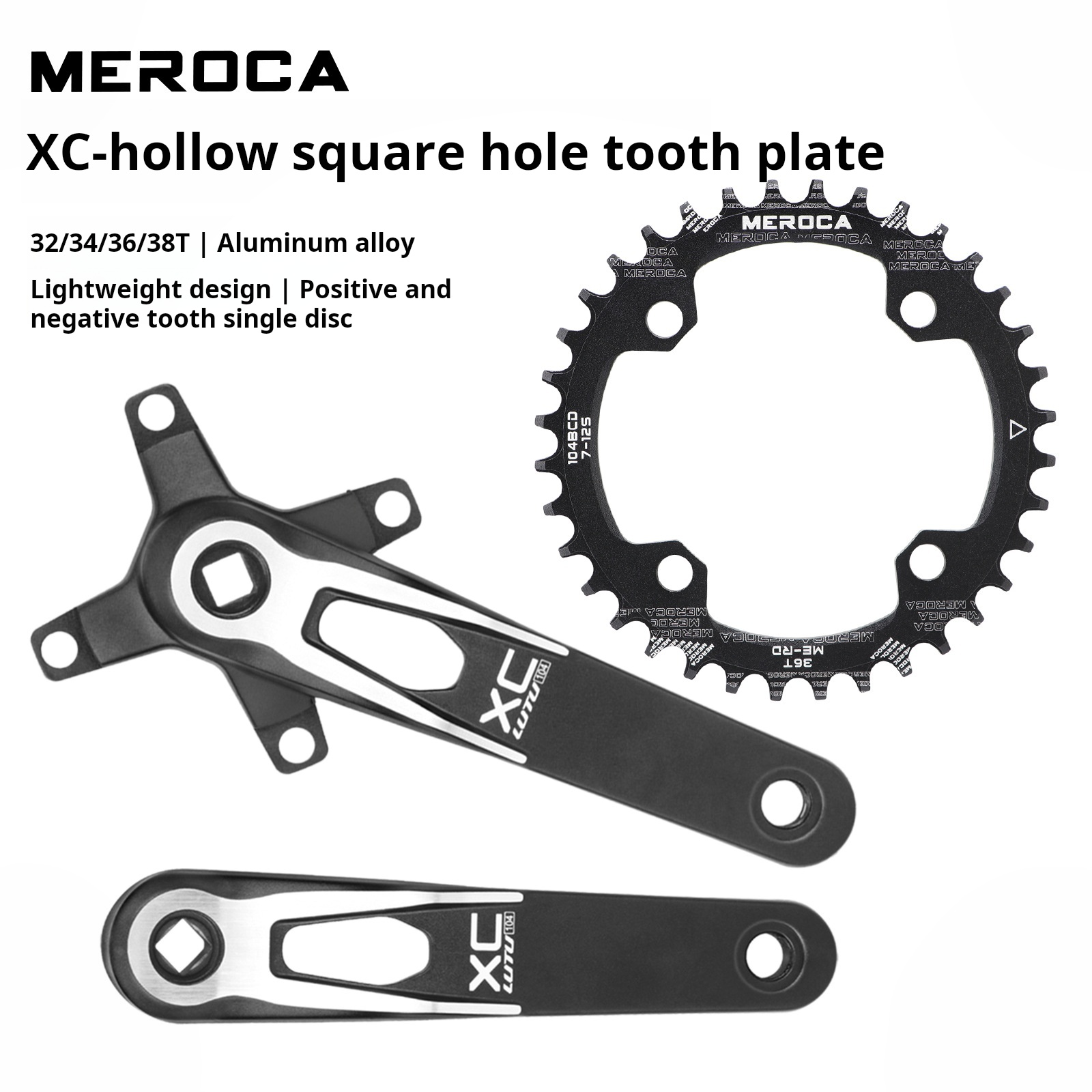 MEROCA Bicycle Crankset 104BCD - огляд і ціна Mountain Biking Xc
