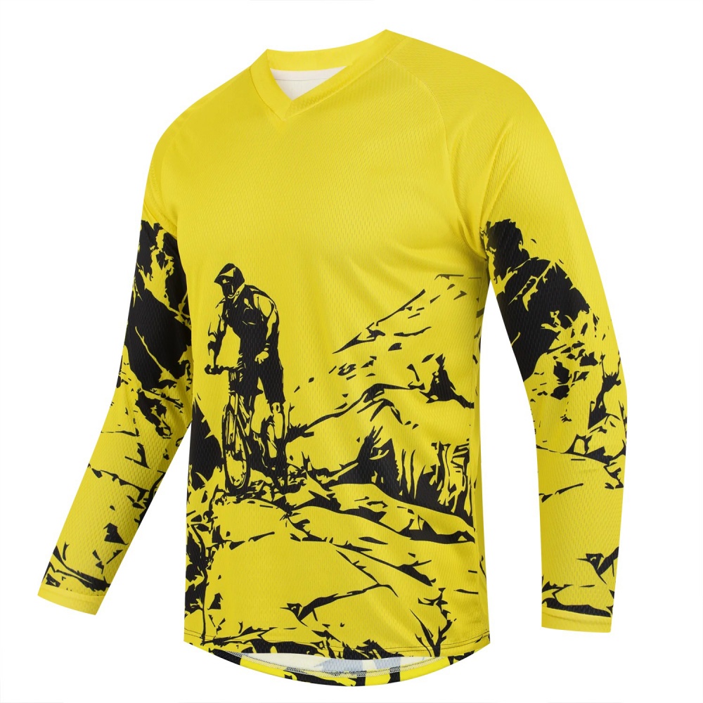 Men's Outdoor Mountain Bike Pr - огляд і ціна Mountain Biking Long Sleeve Shirt