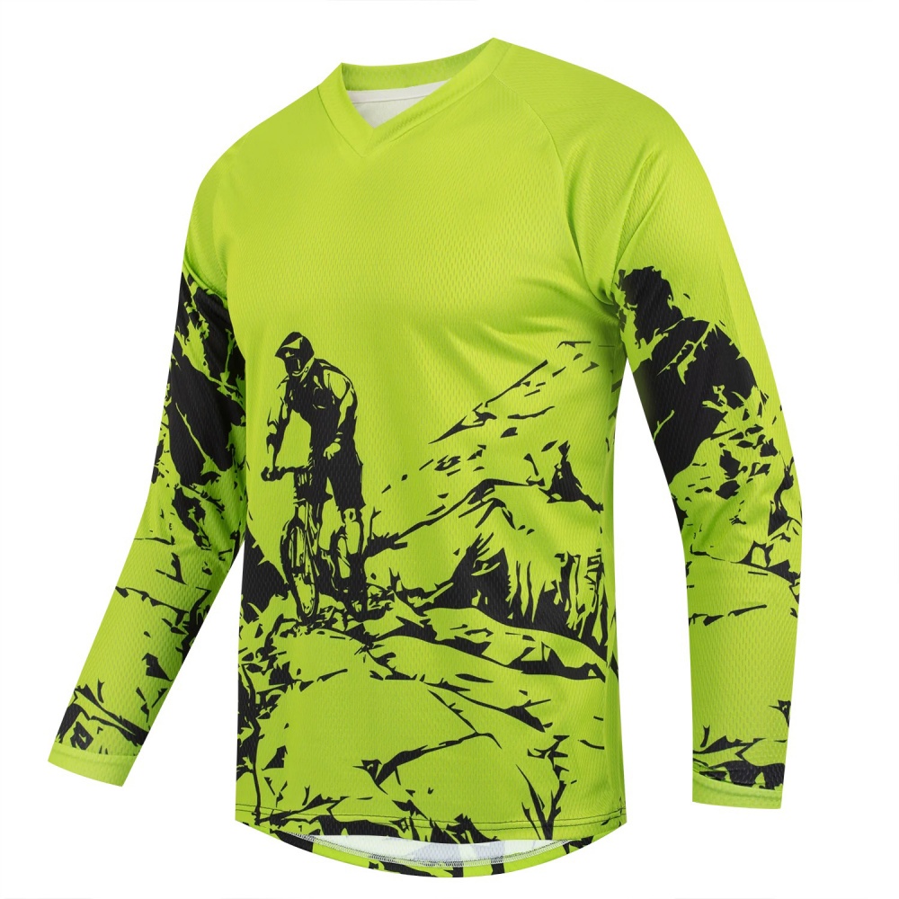 Men's Outdoor Mountain Bike Pr - огляд і ціна Mountain Biking Long Sleeve Shirt