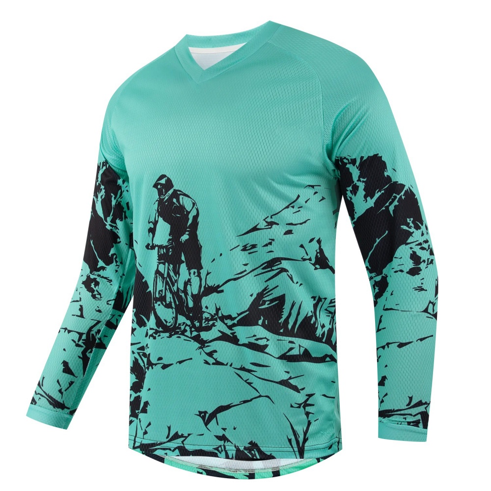 Men's Outdoor Mountain Bike Pr - огляд і ціна Mountain Biking Long Sleeve Shirt