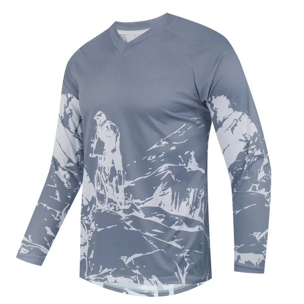 Men's Outdoor Mountain Bike Pr - огляд і ціна Mountain Biking Long Sleeve Shirt