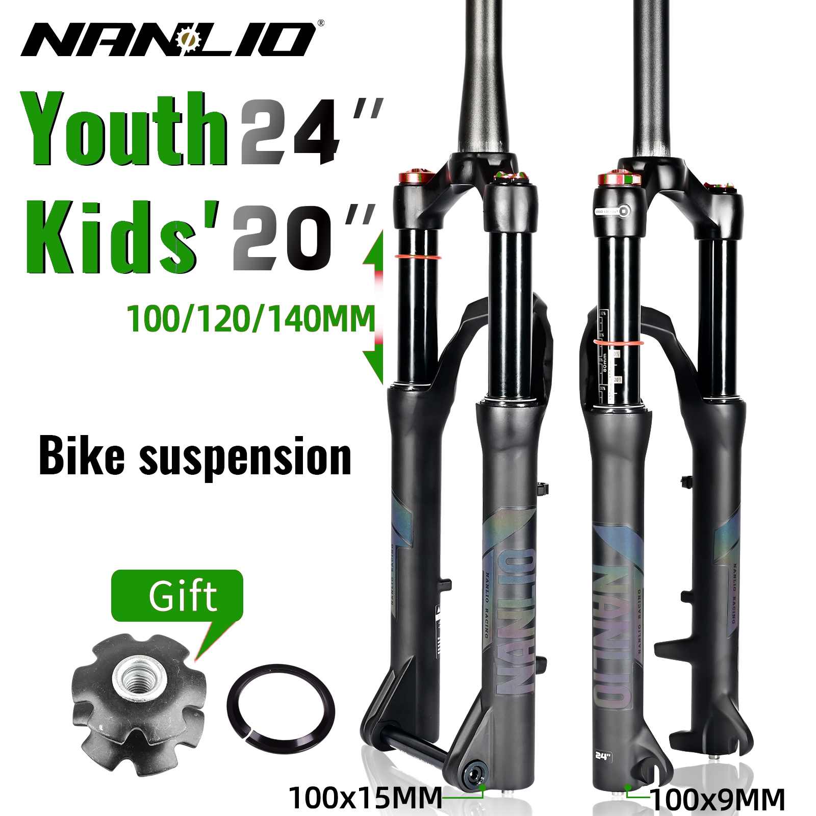 NANLIO Youth MTB Air Suspensio - огляд і ціна Mountain Biking Youth