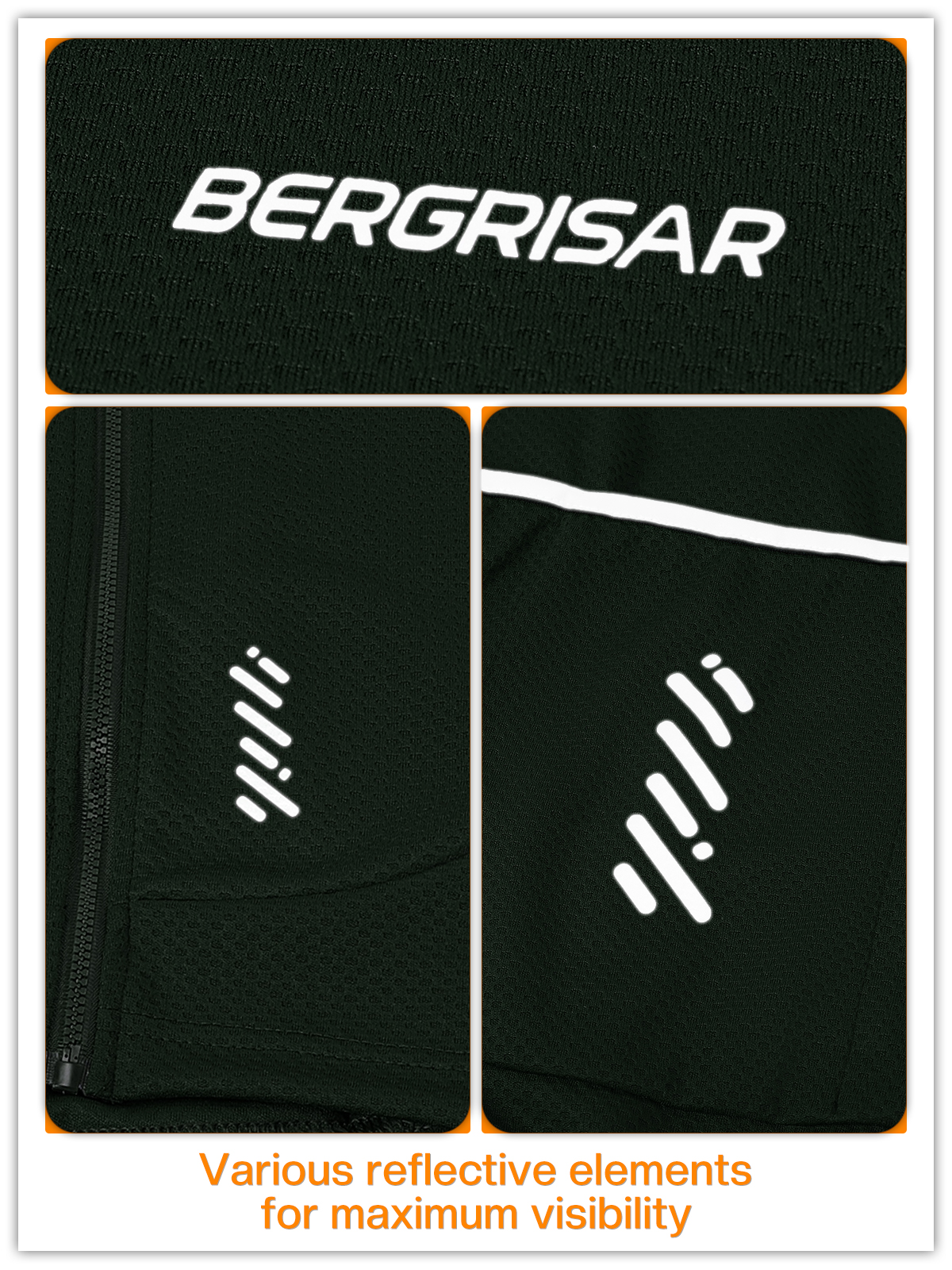 BERGRISAR Men's Long Sleeve Cy - огляд і ціна Mountain Biking Long Sleeve Shirt