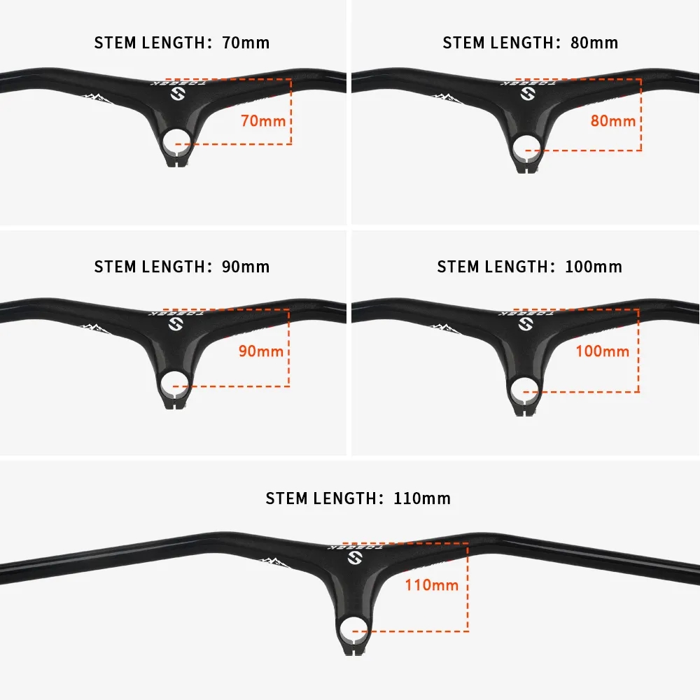 TOSEEK T800 Carbon Handlebars  - огляд і ціна Mountain Biking Xc