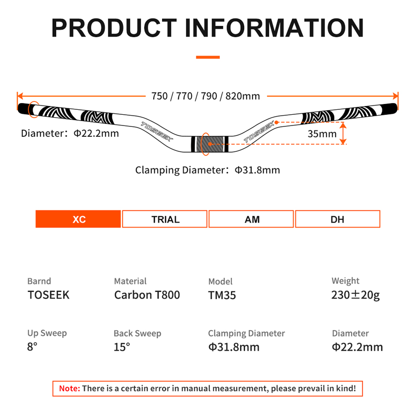 TOSEEK T800 Carbon Fiber XC Ha - огляд і ціна Mountain Biking Xc