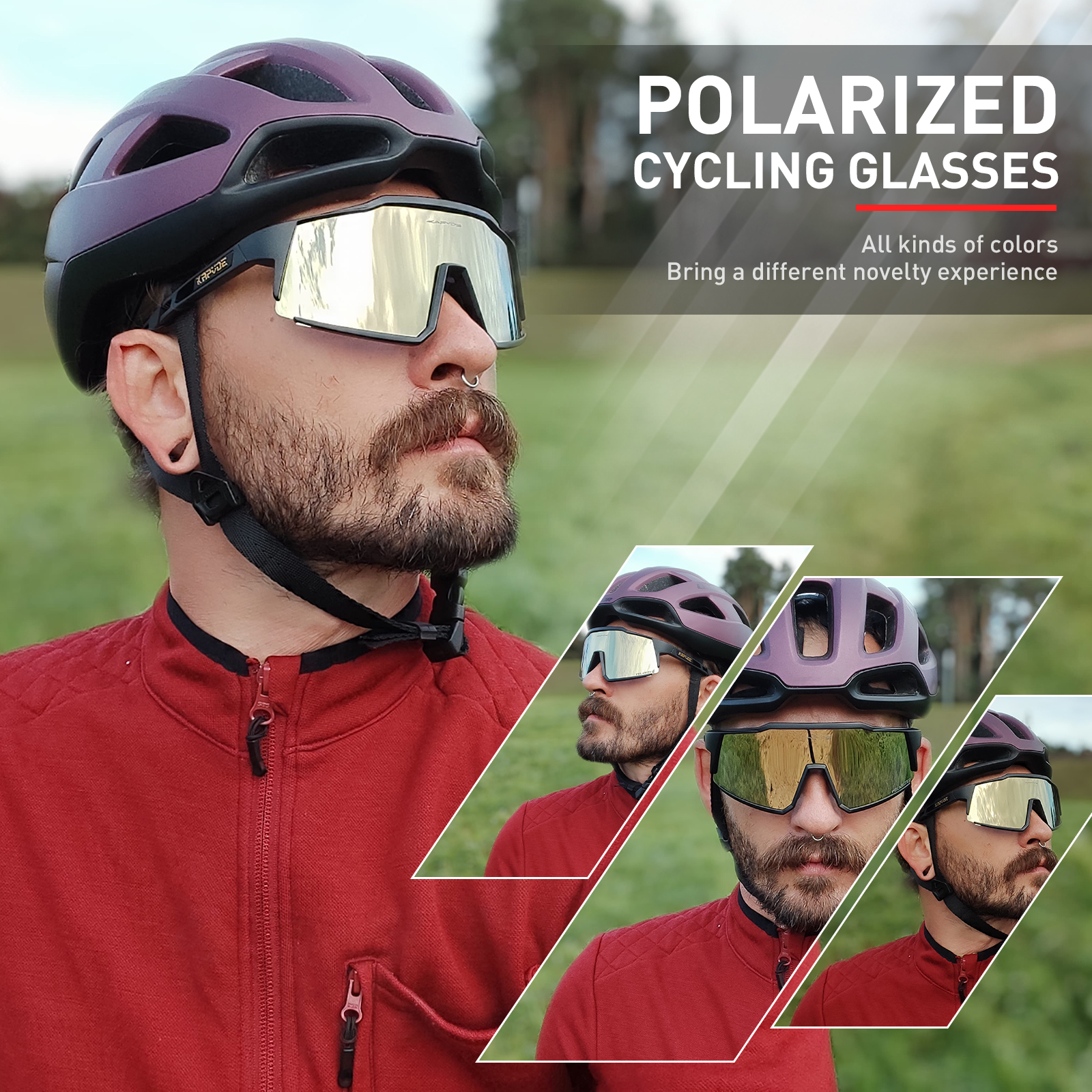 KAPVOE Polarized Fishing Sungl - огляд і ціна Mountain Biking A Sport