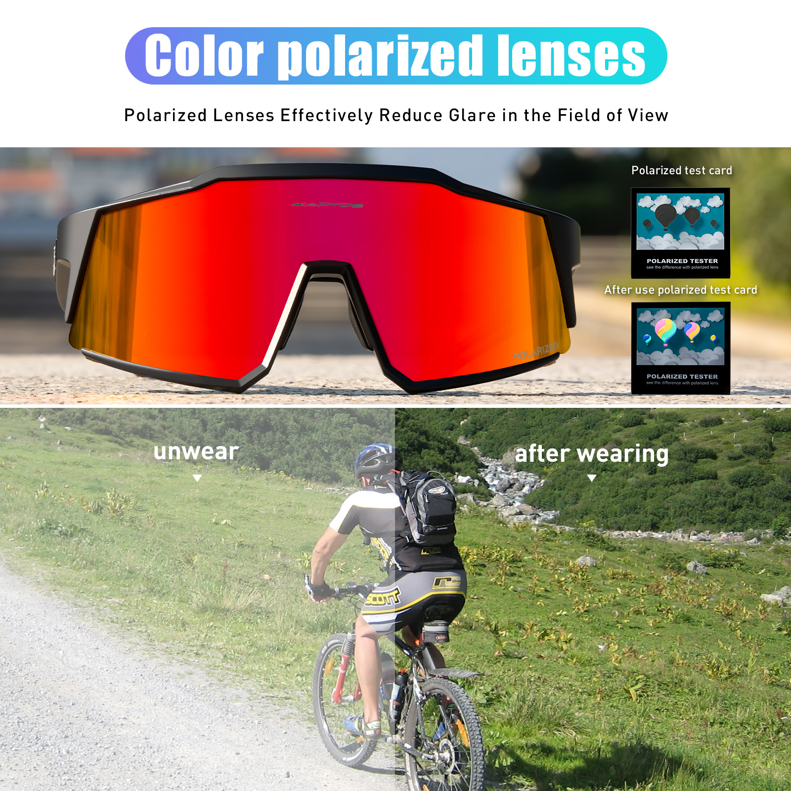 KAPVOE Polarized Fishing Sungl - огляд і ціна Mountain Biking A Sport